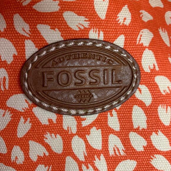 Fossil Key-Per Birdcage Multicolor Coated Canvas Shoulder Bag - Picture 5 of 5